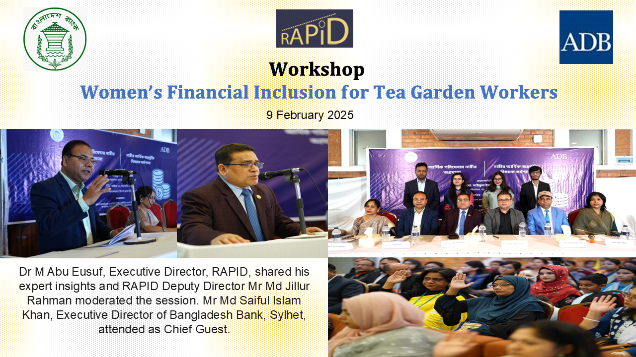 Benchmark Survey on Financial Inclusion in Bangladesh - RAPID Bangladesh